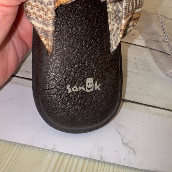 Sanuk Women's Size 9 Yoga Sling 2 Sandals Brown Tan - Picture 6 of 8